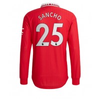 Fotbalové Dres Manchester United Jadon Sancho #25 Domácí 2022-23 Dlouhý Rukáv